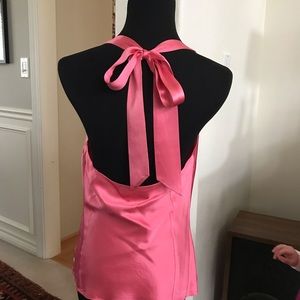 Pink Silk Halter